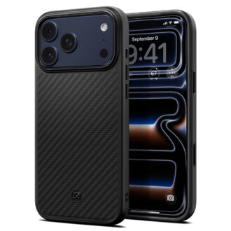 Spigen - Enzo Aramid "T" MagSafe (ACS09959) - iPhone 18 Pro / iPhone 17 Pro - Black