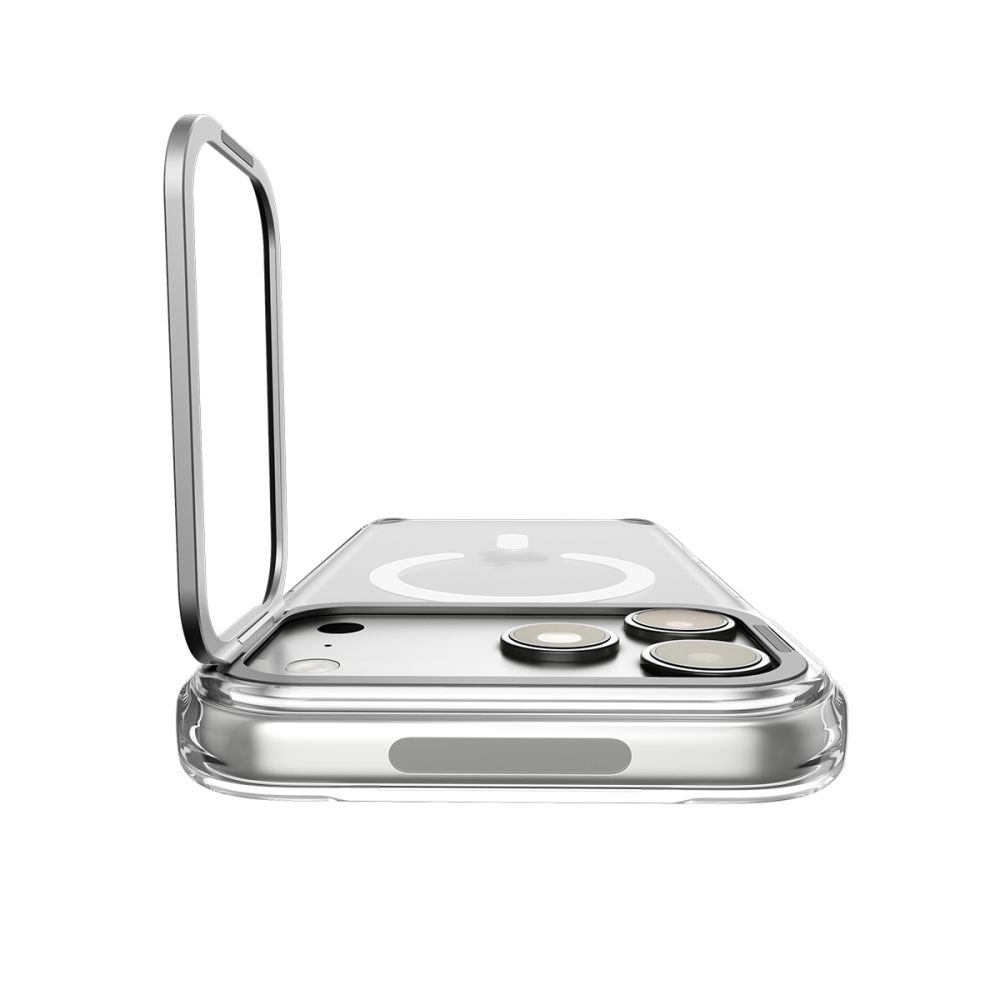 Spigen - Ultra Hybrid Optik S MagSafe (ACS11921) - iPhone 18 Pro / iPhone 17 Pro - Clear / Silver
