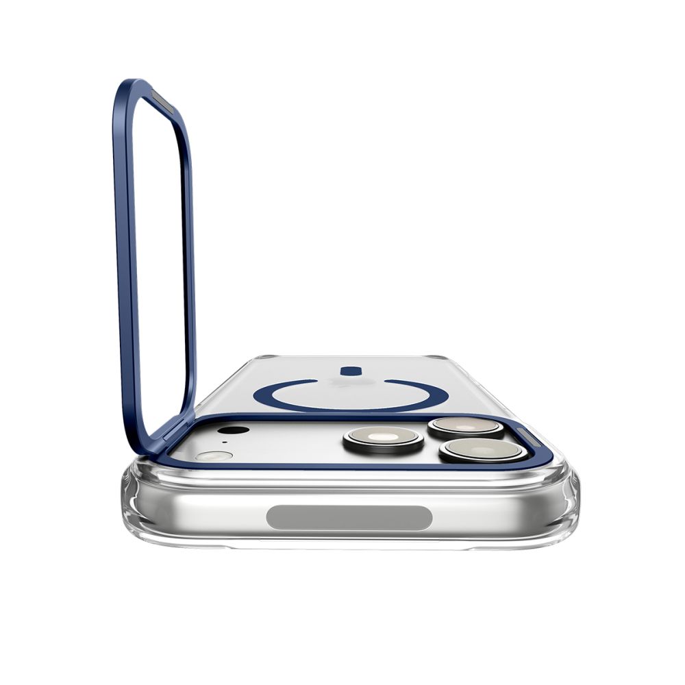 Spigen - Ultra Hybrid Optik S MagSafe (ACS11922) - iPhone 18 Pro / iPhone 17 Pro - Clear / Deep Blue