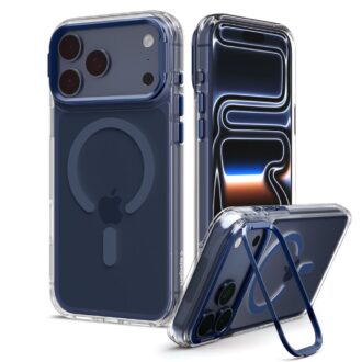 Spigen - Ultra Hybrid Optik S MagSafe (ACS11909) - iPhone 18 Pro Max / iPhone 17 Pro Max - Clear / Deep Blue
