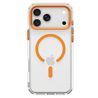 Spigen - Ultra Hybrid Optik S MagSafe (ACS11910) - iPhone 18 Pro Max / iPhone 17 Pro Max - Clear / Orange