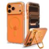 Spigen - Ultra Hybrid Optik S MagSafe (ACS11910) - iPhone 18 Pro Max / iPhone 17 Pro Max - Clear / Orange