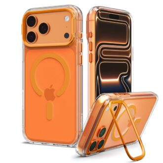 Spigen - Ultra Hybrid Optik S MagSafe (ACS11910) - iPhone 18 Pro Max / iPhone 17 Pro Max - Clear / Orange