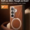Torras - QPRO Leather Series - Samsung Galaxy Z Fold8 Ultra - Brown