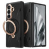 Torras - QPRO Leather Series - Samsung Galaxy Z Fold8 Ultra - Black