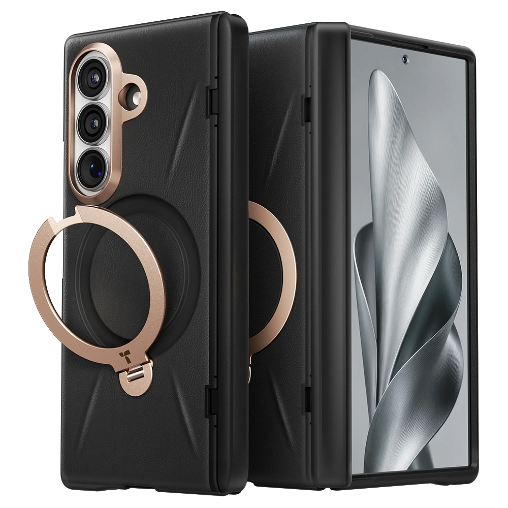 Torras - QPRO Leather Series - Samsung Galaxy Z Fold8 Ultra - Black