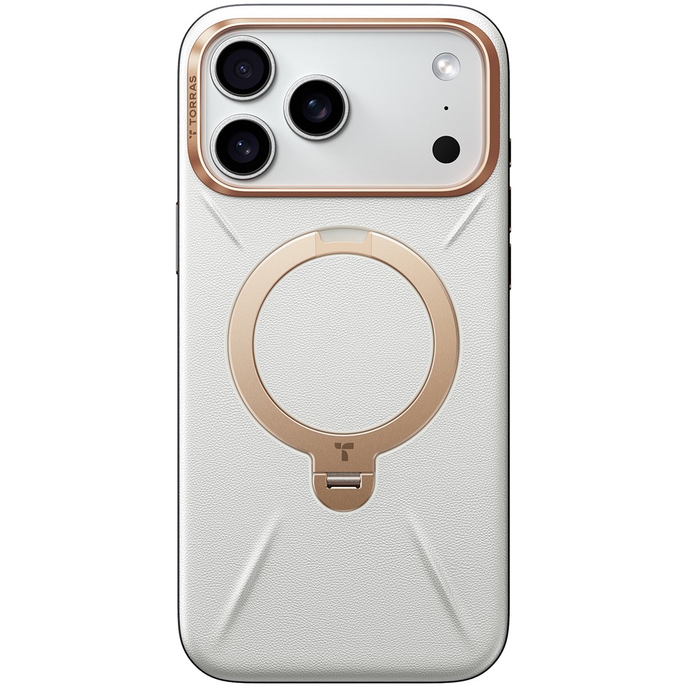 Torras - QPRO Leather Series - iPhone 17 Pro - Grey