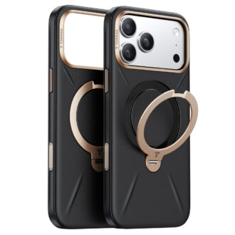 Torras - QPRO Leather Series - iPhone 17 Pro Max - Black