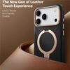 Torras - QPRO Leather Series - iPhone 17 Pro - Black