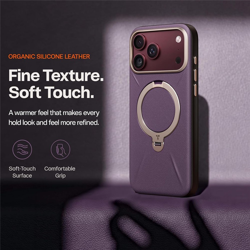 Torras - QPRO Leather Series - iPhone 18 Pro Max / iPhone 17 Pro Max - Purple