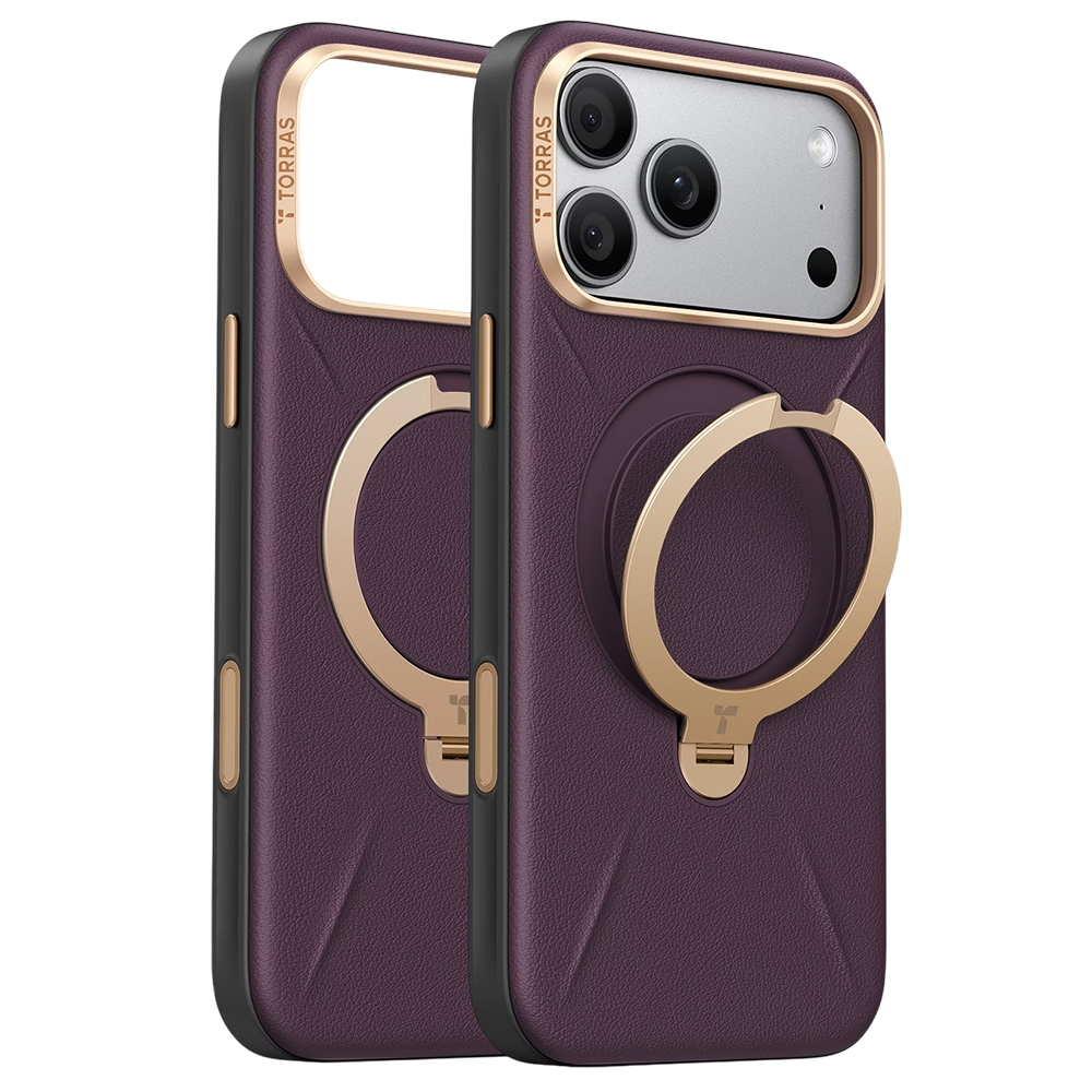 Torras - QPRO Leather Series - iPhone 18 Pro Max / iPhone 17 Pro Max - Purple
