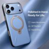 Torras - QPRO Leather Series - iPhone 18 Pro / iPhone 17 Pro - Blue