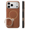 Torras - QPRO Leather Series - iPhone 18 Pro / iPhone 17 Pro - Brown