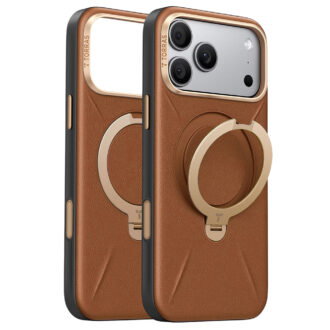 Torras - QPRO Leather Series - iPhone 18 Pro Max / iPhone 17 Pro Max - Brown