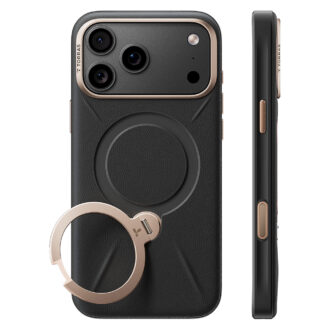 Torras - QPRO Leather Series - iPhone 18 Pro / iPhone 17 Pro - Black