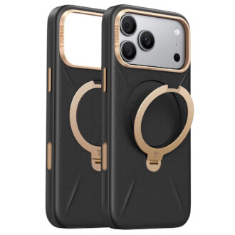 Torras - QPRO Leather Series - iPhone 18 Pro / iPhone 17 Pro - Black
