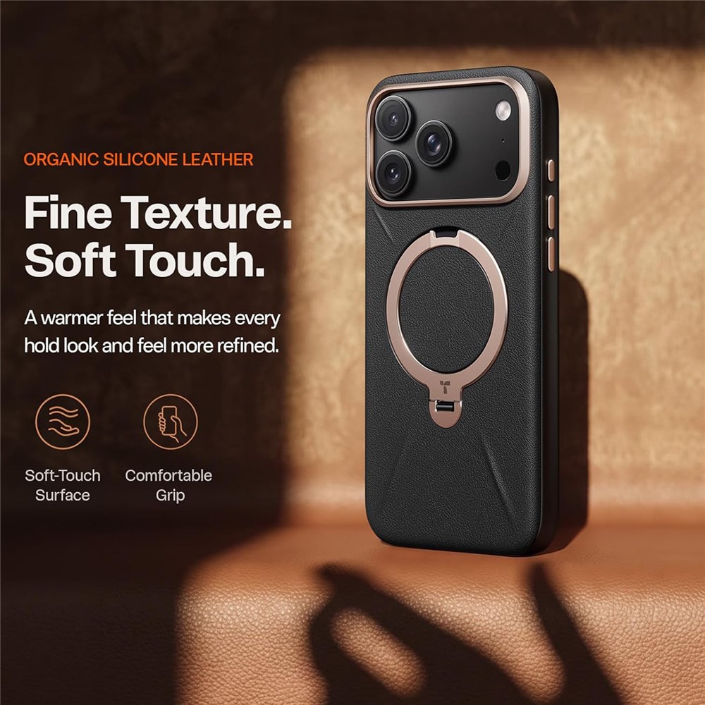 Torras - QPRO Leather Series - iPhone 18 Pro Max / iPhone 17 Pro Max - Black
