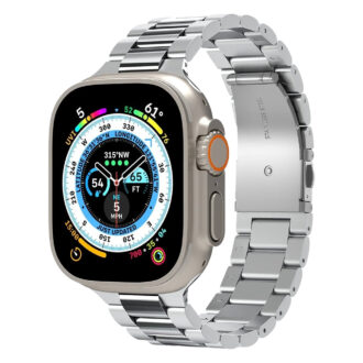 Spigen - Modern Fit 316L (AMP06356) - Apple Watch 12/11/10/9/8/7/SE (3/2/1 Gen)/6/5/4/ Ultra 4/3/2/1 (44/45/46/49mm) - Silver