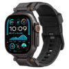 Spigen - DuraPro Armor (AMP06065) - Apple Watch 12/11/10/9/8/7/SE (3/2/1 Gen)/6/5/4/(44/45mm)/Ultra 4/3/2/1 (46/49mm) - Black
