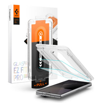 Spigen - (2 pack) Glas.tR EZ-FIT Pro HD (AGL09579) - Samsung Galaxy Z Fold7 / Z Fold8 Ultra - Clear