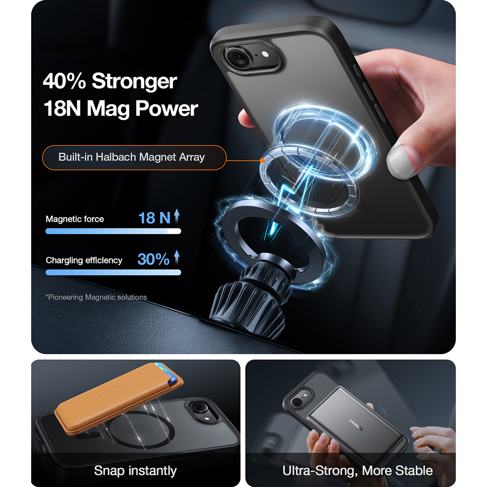 Torras - Guardian Magnetic Series - iPhone 17 Pro Max - Orange