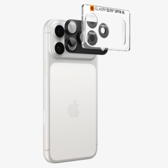 Spigen - Optik.tR EZ Fit Pro XL Camera Glass (AGL12039) - iPhone 18 Pro Max - Dark Gray
