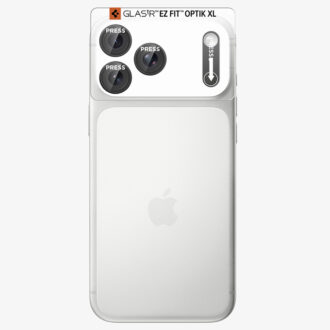 Spigen - Optik.tR EZ Fit Pro XL Camera Glass (AGL12035) - iPhone 18 Pro - Dark Gray