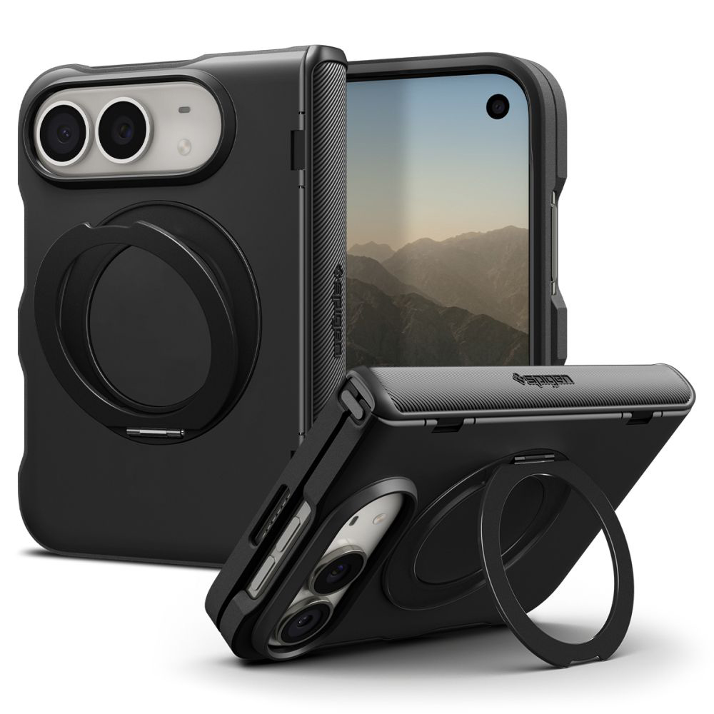 Spigen - Slim Armor Pro S MagSafe (ACS11780) - iPhone Duo - Black