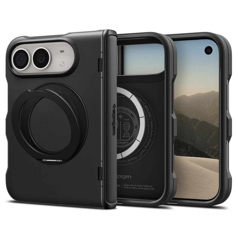 Spigen - Slim Armor Pro S MagSafe (ACS11780) - iPhone Duo - Black