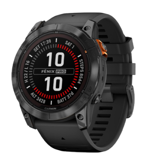 Watch Garmin Fenix 7X Pro Solar GPS 51mm Graphite Band - Slate Grey
